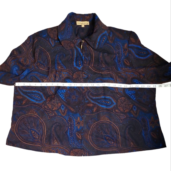 Notations zip front jacket - Picture 4 of 4